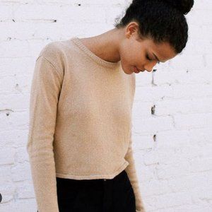 BRANDY MELVILLE tan sweater!